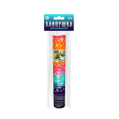 М102_Марксан_Пневмохлопушка 30 см (черные+золотые звезды в проз-ом корпусе)_100/1 