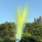 СУ0100312Y Пирофф Дневная батарея салютов желтая 7*1,2 (треск) 15/1  - Piroff фейерверки, салюты оптом от поставщика