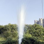 СУ0100312W Пирофф Дневная батарея салютов белая 7*1,2 (треск) 15/1  - Piroff фейерверки, салюты оптом от поставщика