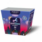 БСП1702512 Пирофф Ночная батарея салютов Дочки-сыночки красный 25*1,2 4/1  - Piroff фейерверки, салюты оптом от поставщика