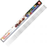 Бенгальские свечи от торговой марки УПЗ оптом в Казани. Большой выбор пиротехнических... Свеча бенгальская 650 мм (4шт) Новогодние желтые 1/18/4 - Упз