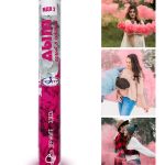 МДП2 Мегапир Дымовой фонтан ручной 60 сек БЕЛЫЙ (30сек) В Розовый (30сек)  5/20/1  - Мегапир