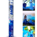 МДП1 Мегапир Дымовой фонтан ручной 60 сек БЕЛЫЙ (30сек) В ГОЛУБОЙ (30сек).  5/20/1  - Мегапир