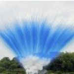 СУ0305012B Пирофф Дневная батарея салютов голубая 50*1,2 2/1  - Piroff фейерверки, салюты оптом от поставщика