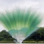 СУ0305012G Пирофф Дневная батарея салютов зеленая 50*1,2 2/1  - Piroff фейерверки, салюты оптом от поставщика