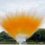 СУ0305012O Пирофф Дневная батарея салютов оранжевая 50*1,2 2/1  - Piroff фейерверки, салюты оптом от поставщика