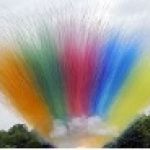 СУ0305012R Пирофф Дневная батарея салютов радужная (ор.,зел.,роз.,гол.,желт.) 50*1,2 2/1  - Piroff фейерверки, салюты оптом от поставщика