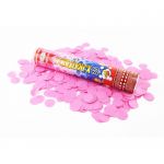 МХ11-30 Мегапир Пневмохлопушка 30 см (розовые круги из бумаги) 100/1  - Купить товары для гендер пати оптом