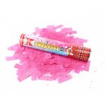 МХ13-30 Мегапир Пневмохлопушка 30 см (розовая кр. холи + розовые прям-ки из бумаги) 100/1  - Купить товары для гендер пати оптом