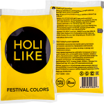 кх02 Краска холи Желтая 100г  - Holi like краска холи, фейерверки, салюты оптом от поставщика