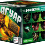 ASB101 Азбука салютов Ягуар 100*0,8-1-1,25 (веер) 2/1