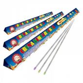 Бенгальские свечи от торговой марки УПЗ оптом в Казани. Большой выбор пиротехнических... Свеча бенгальская 400 мм (3шт) Цветопламенные (красн., жёлт., зелён.) 1/27/3 (01.06.2023, РОССИЯ)